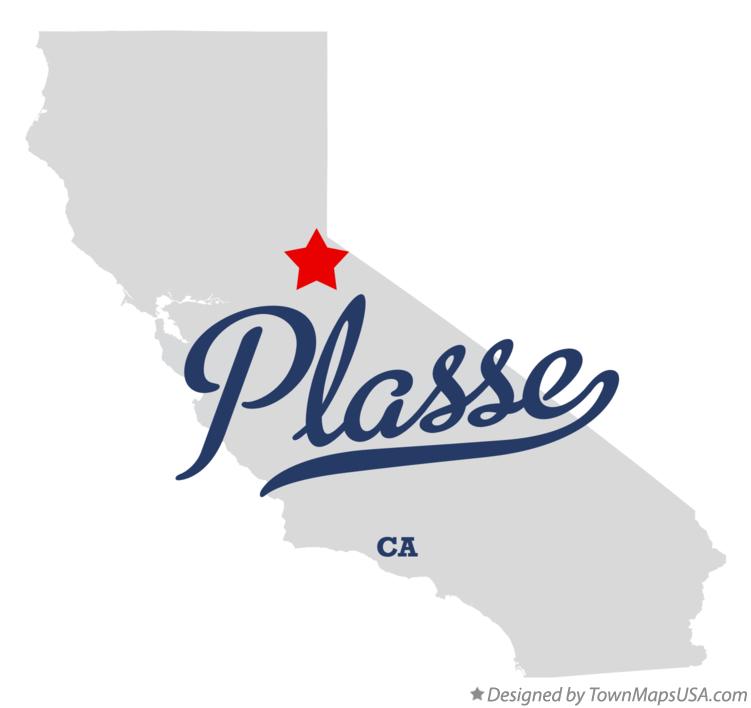 Map of Plasse California CA