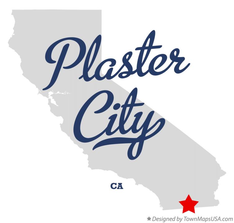 Map of Plaster City California CA