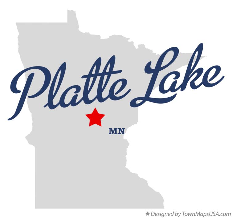Map of Platte Lake Minnesota MN