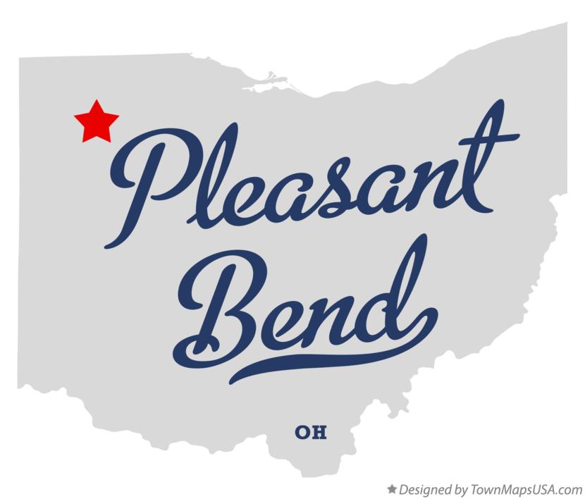 Map of Pleasant Bend Ohio OH