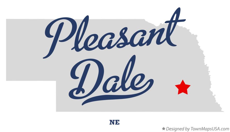 Map of Pleasant Dale Nebraska NE