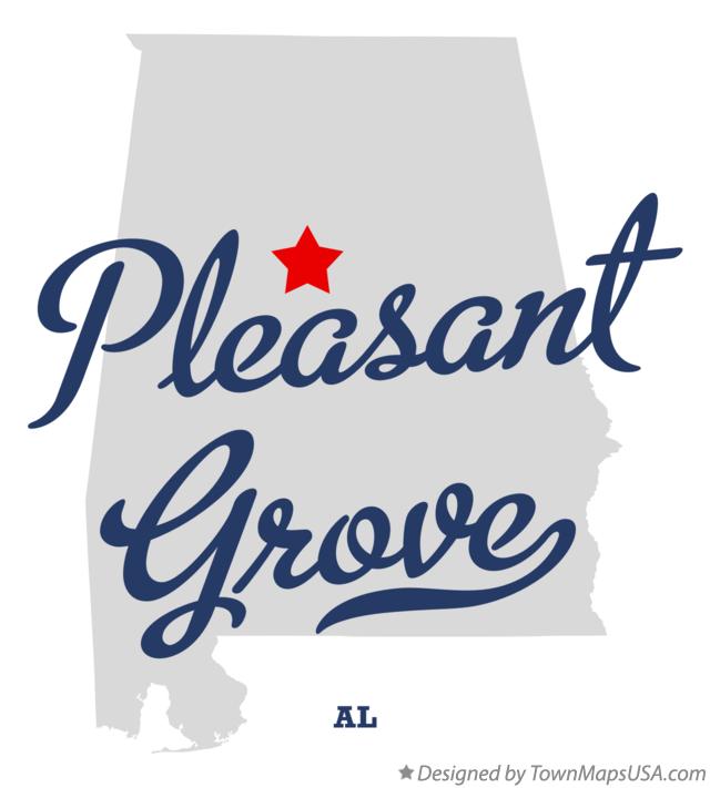 Map of Pleasant Grove Alabama AL