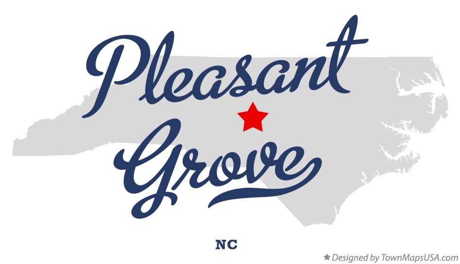 Map of Pleasant Grove North Carolina NC