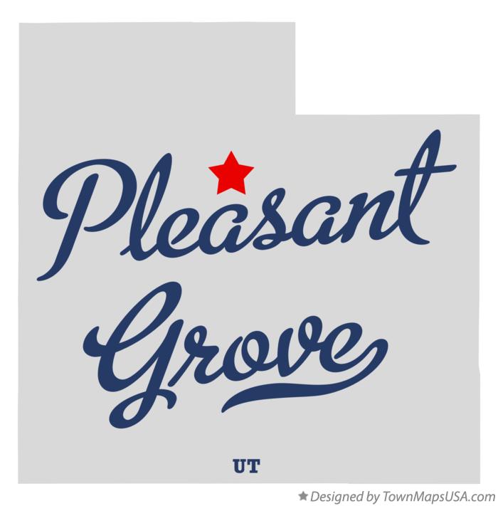 Map of Pleasant Grove Utah UT