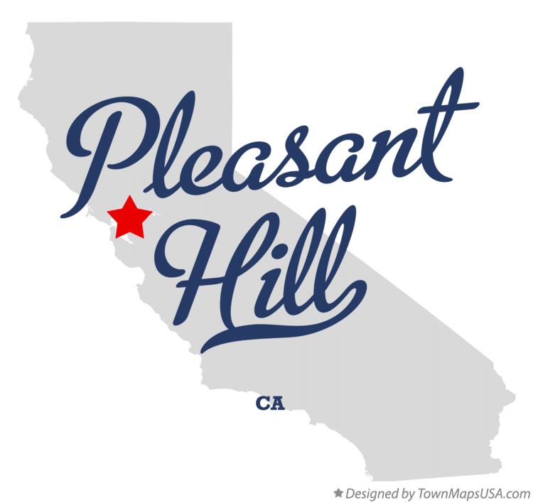 Map of Pleasant Hill California CA