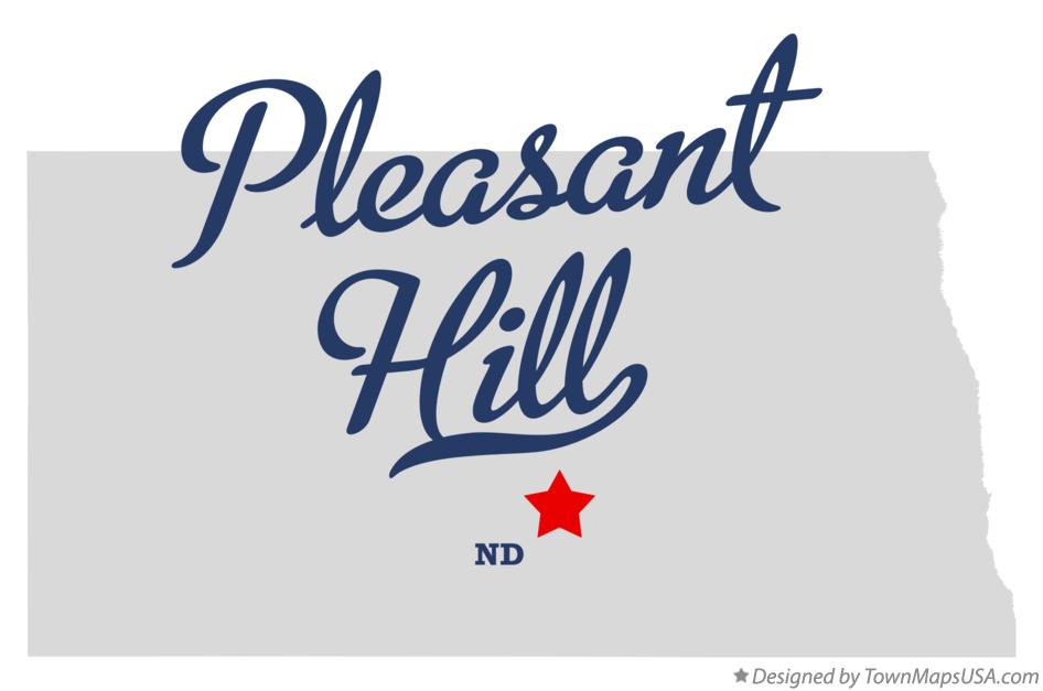 Map of Pleasant Hill North Dakota ND