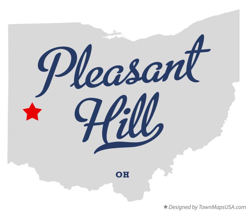 Map of Pleasant Hill Ohio OH