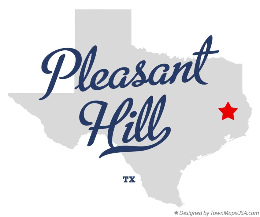Map of Pleasant Hill Texas TX