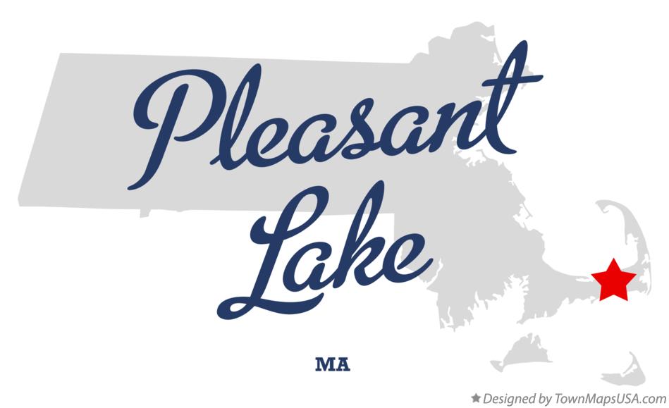 Map of Pleasant Lake Massachusetts MA
