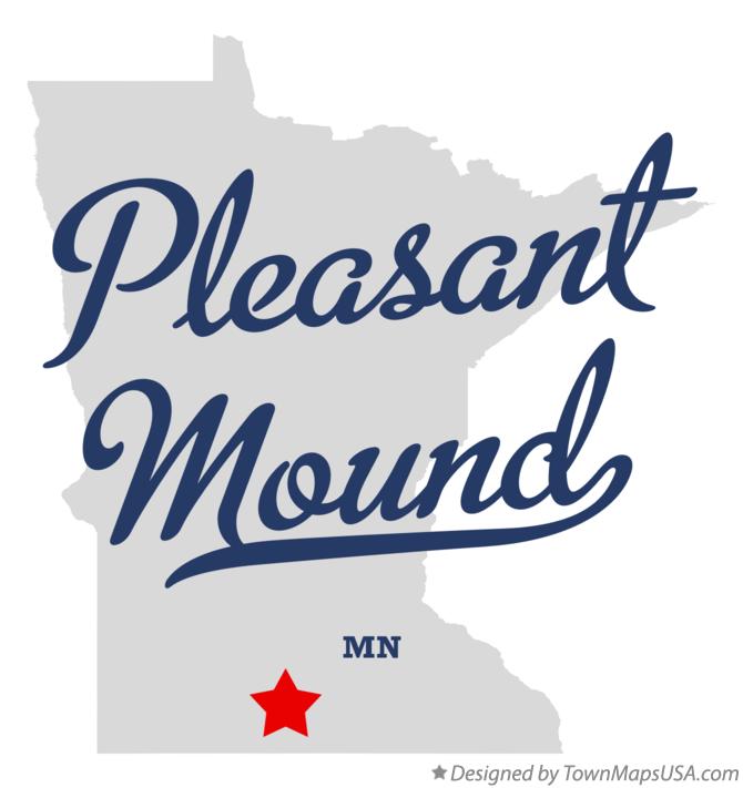 Map of Pleasant Mound Minnesota MN