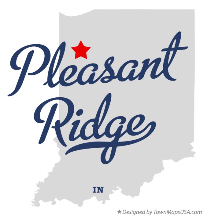 Map of Pleasant Ridge Indiana IN