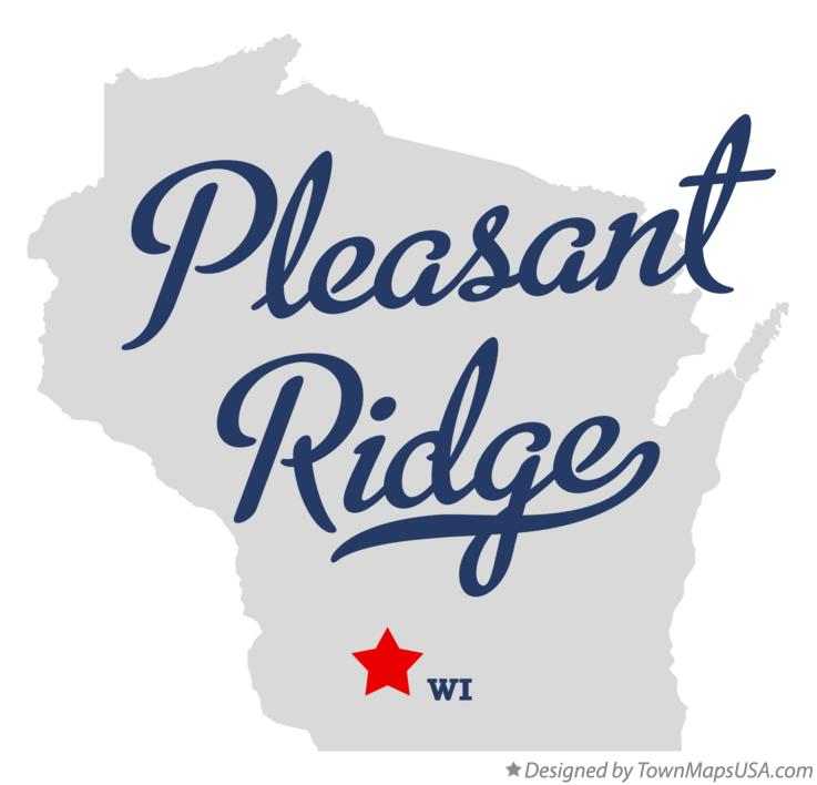 Map of Pleasant Ridge Wisconsin WI