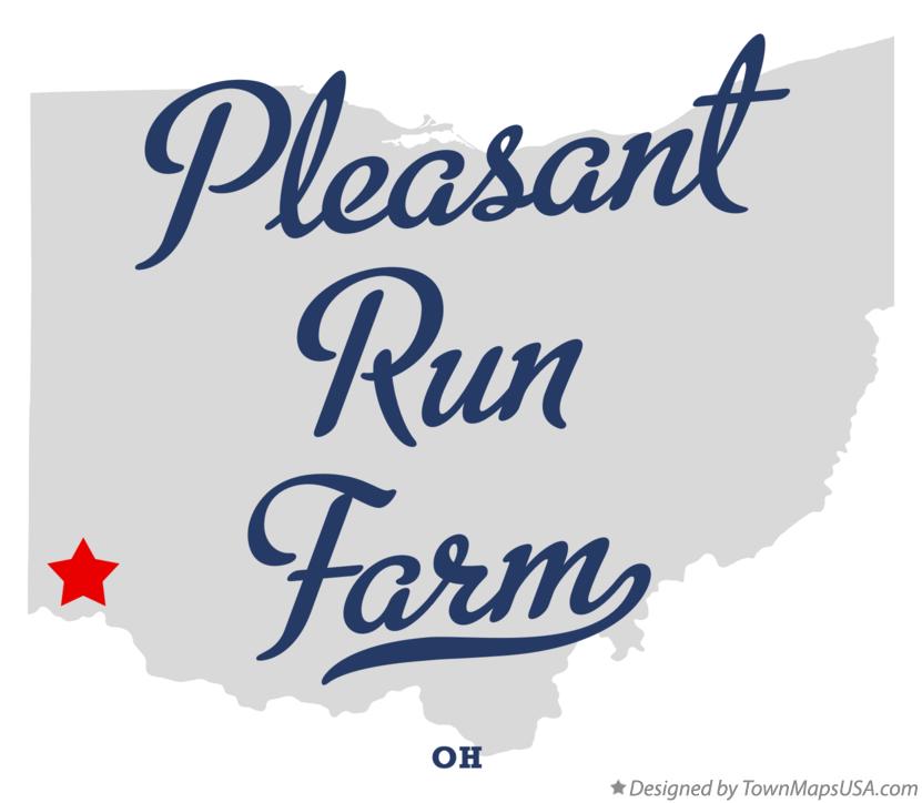 Map of Pleasant Run Farm Ohio OH