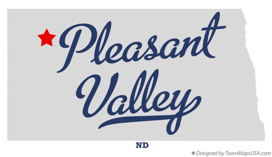 Map of Pleasant Valley North Dakota ND