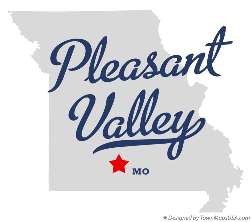 Map of Pleasant Valley Missouri MO