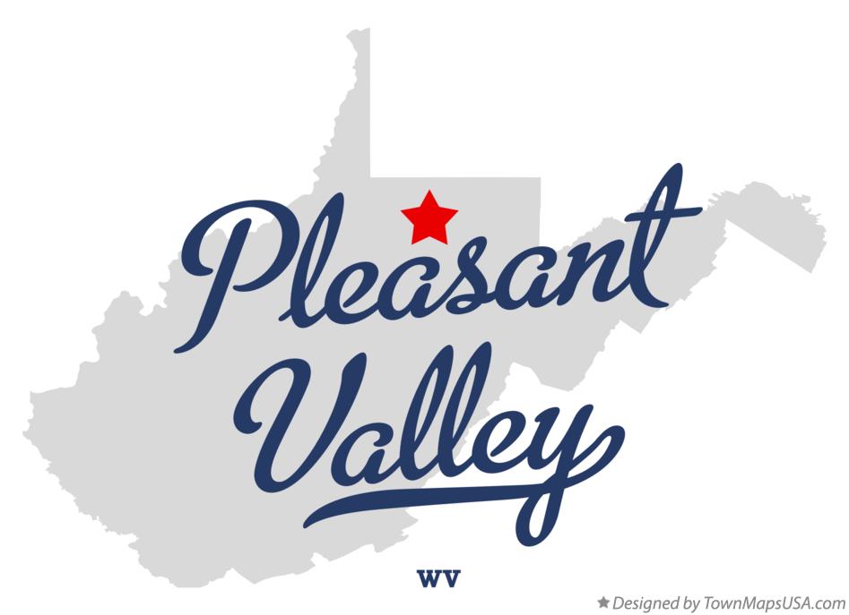 Map of Pleasant Valley West Virginia WV