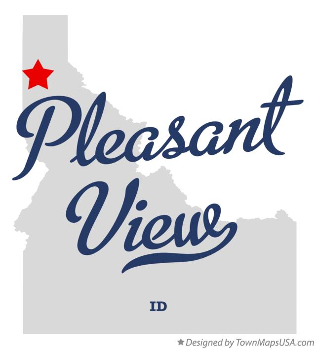 Map of Pleasant View Idaho ID