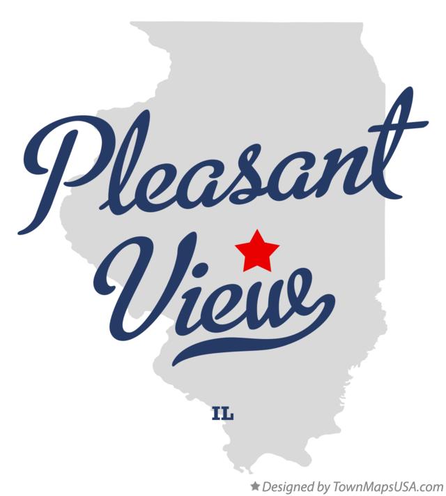 Map of Pleasant View Illinois IL