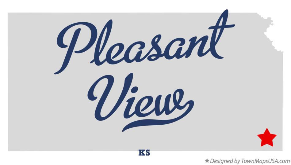 Map of Pleasant View Kansas KS