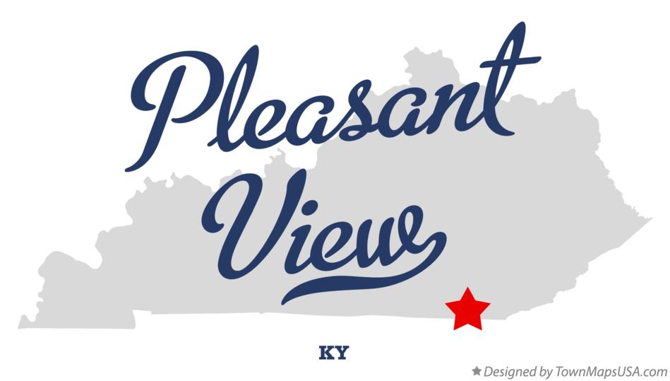 Map of Pleasant View Kentucky KY