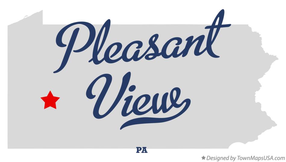 Map of Pleasant View Pennsylvania PA