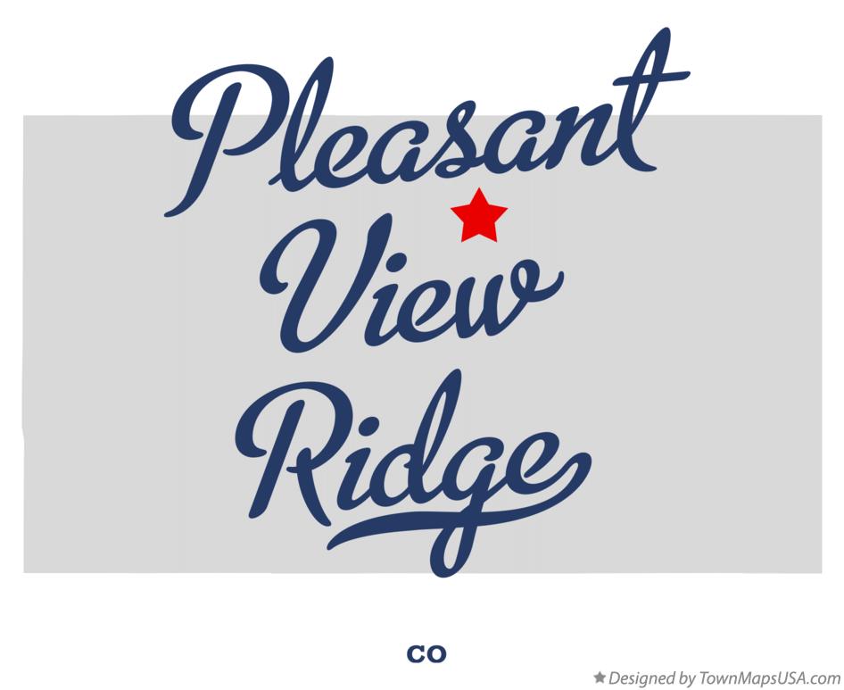 Map of Pleasant View Ridge Colorado CO