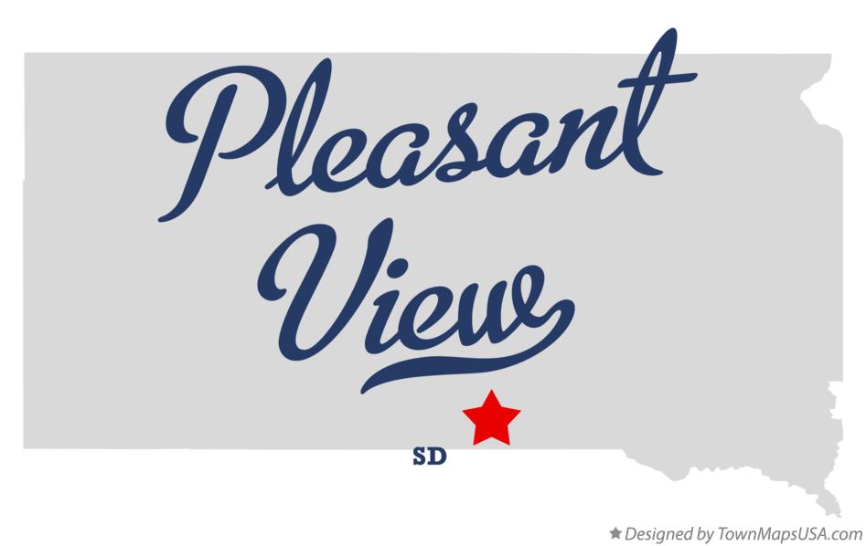 Map of Pleasant View South Dakota SD