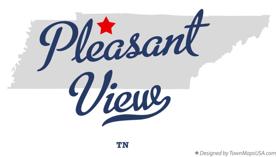 Map of Pleasant View Tennessee TN