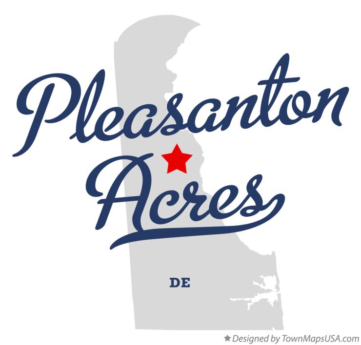 Map of Pleasanton Acres Delaware DE