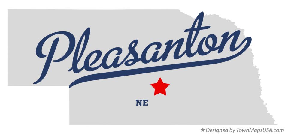 Map of Pleasanton Nebraska NE