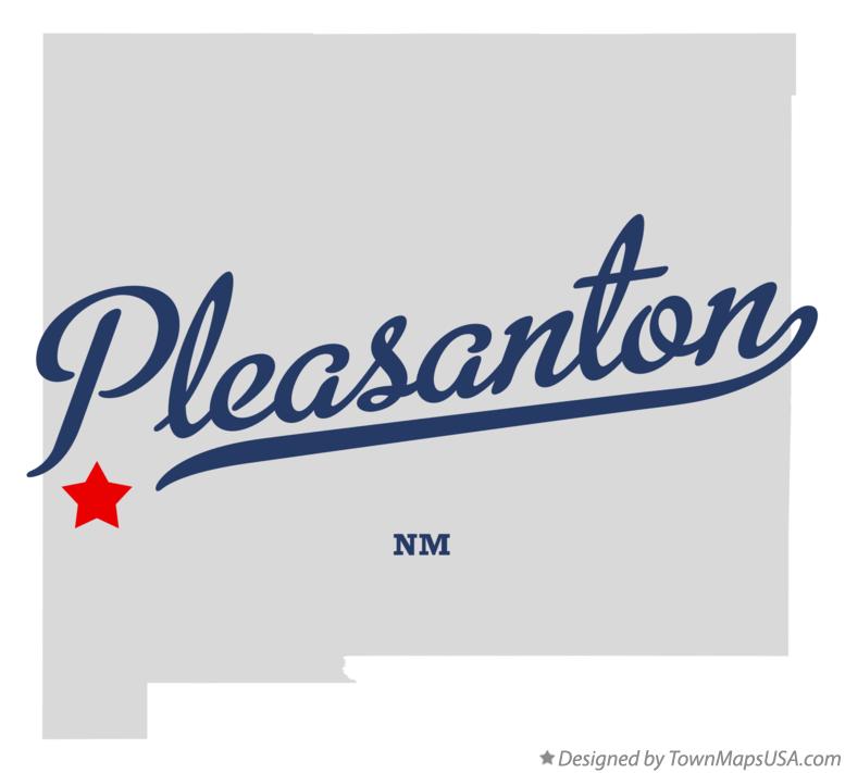 Map of Pleasanton New Mexico NM