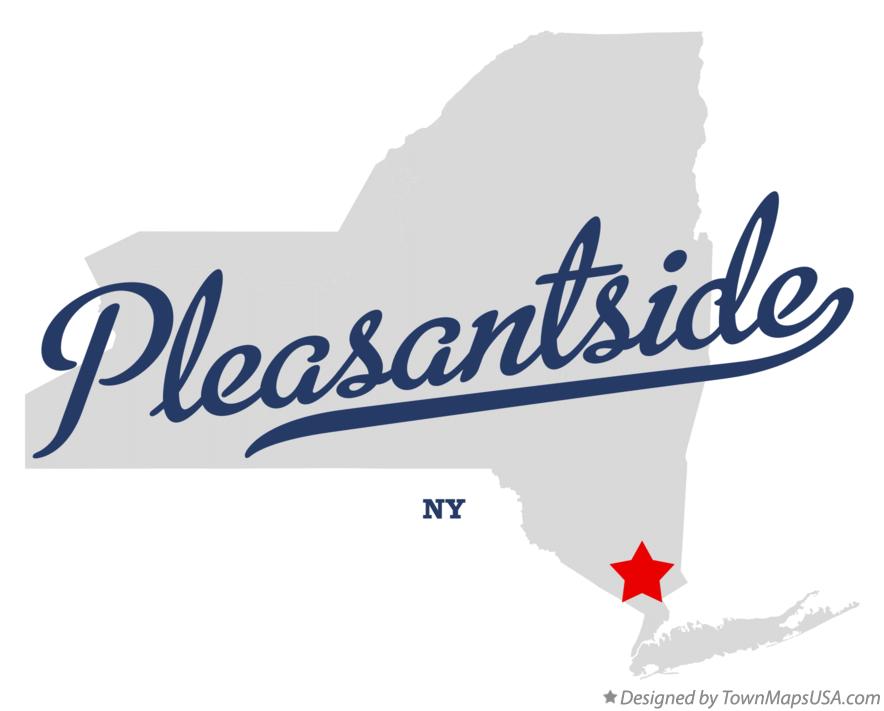 Map of Pleasantside New York NY
