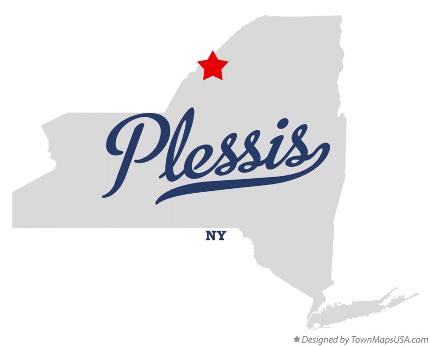 Map of Plessis New York NY