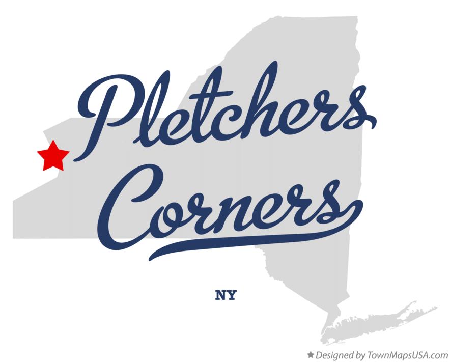 Map of Pletchers Corners New York NY