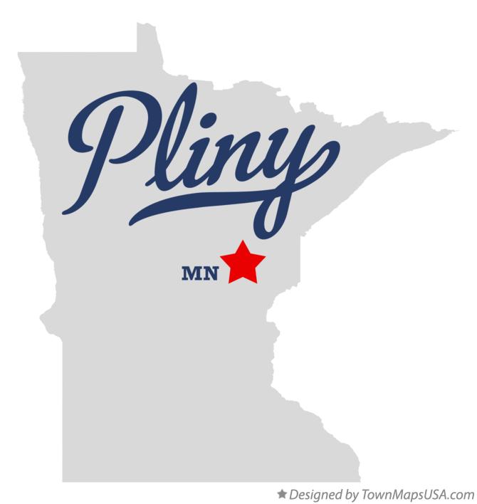 Map of Pliny Minnesota MN