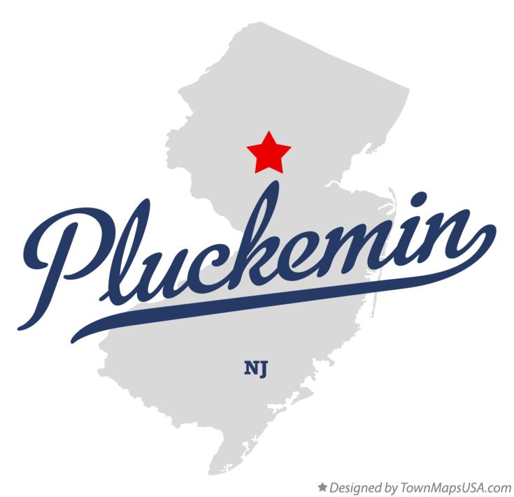 Map of Pluckemin New Jersey NJ