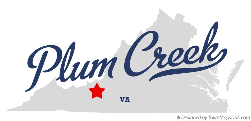 Map of Plum Creek Virginia VA