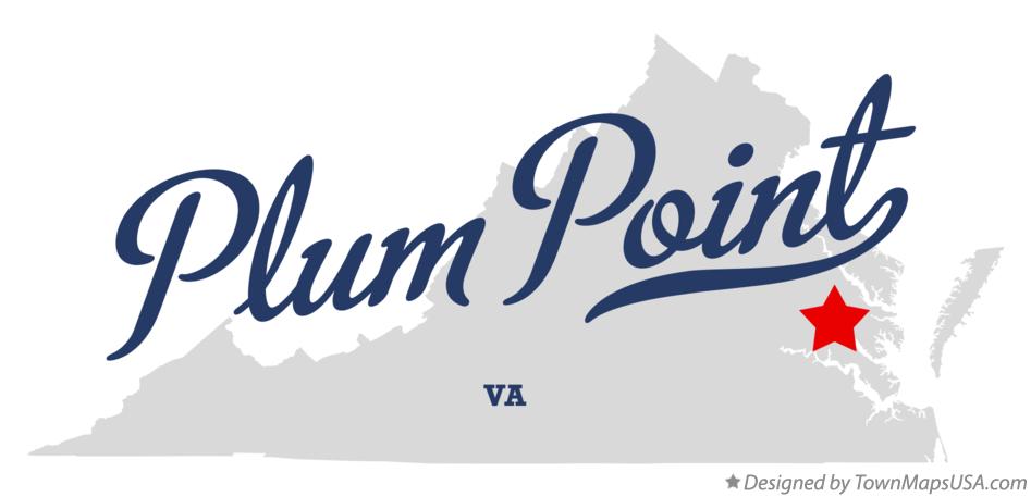 Map of Plum Point Virginia VA
