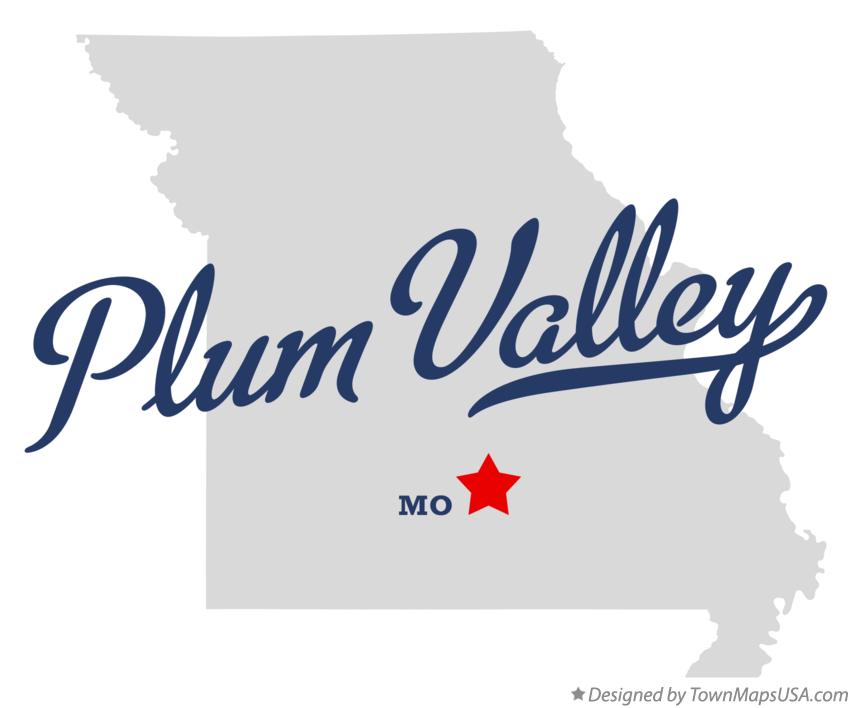 Map of Plum Valley Missouri MO