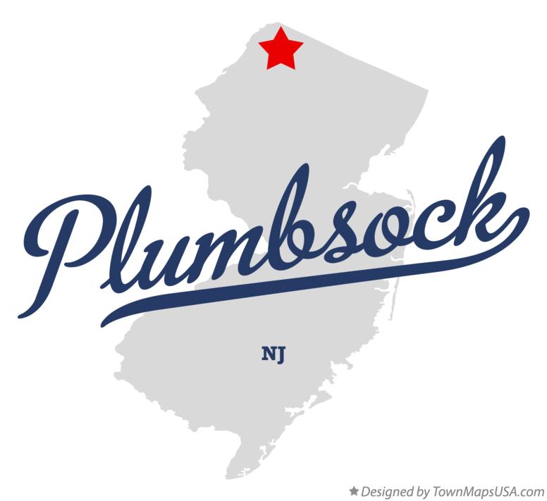 Map of Plumbsock New Jersey NJ