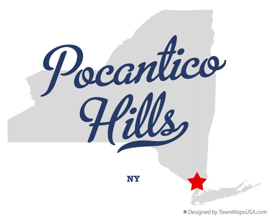 Map of Pocantico Hills New York NY