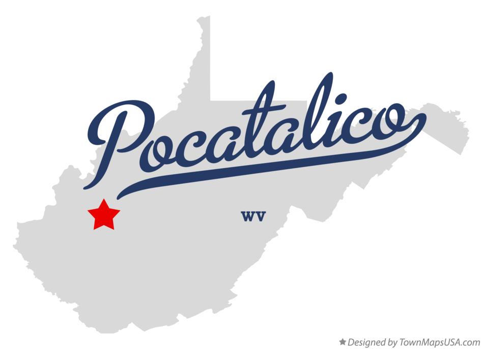 Map of Pocatalico West Virginia WV