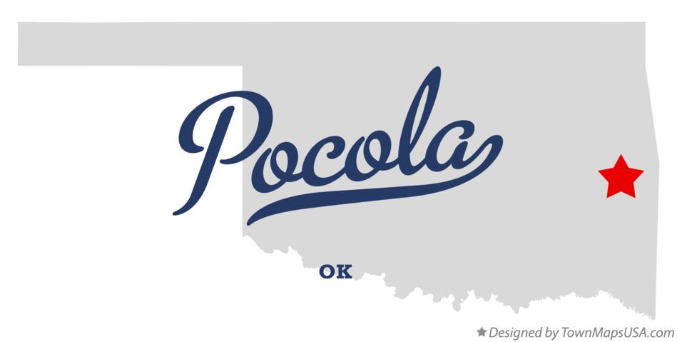 Map of Pocola Oklahoma OK
