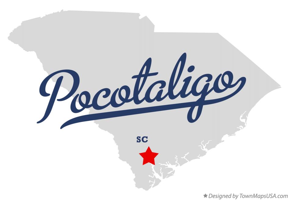 Map of Pocotaligo South Carolina SC