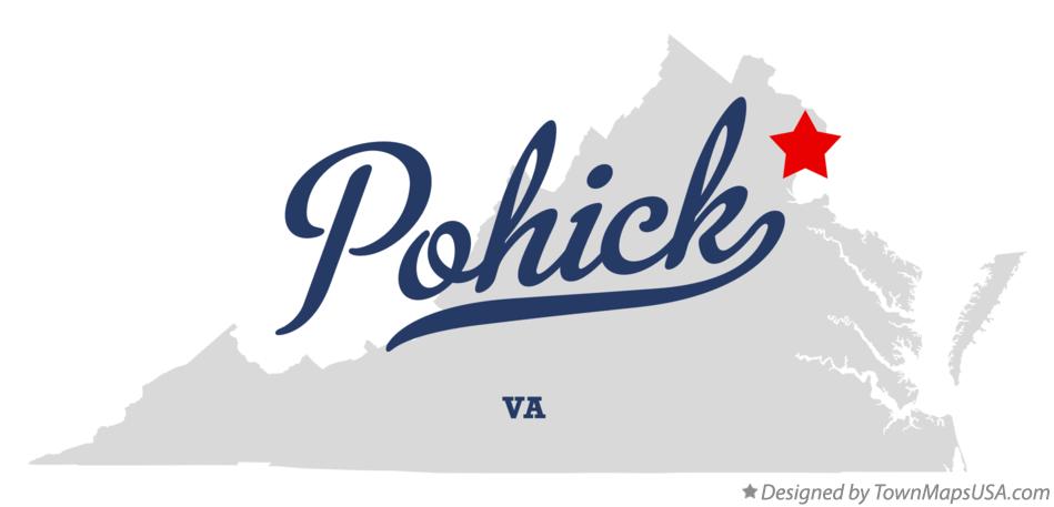 Map of Pohick Virginia VA