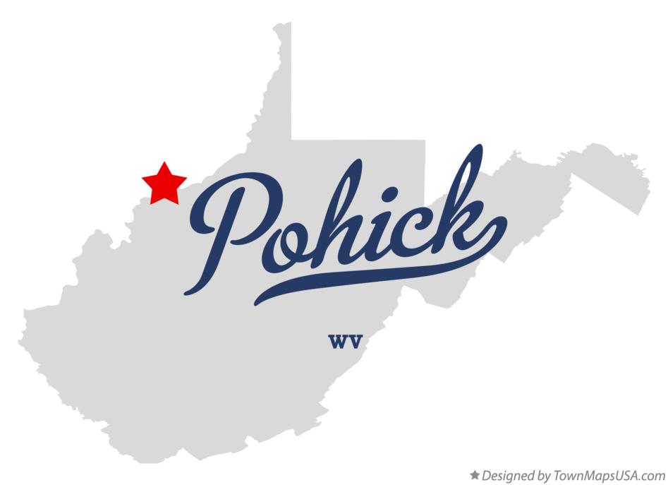Map of Pohick West Virginia WV