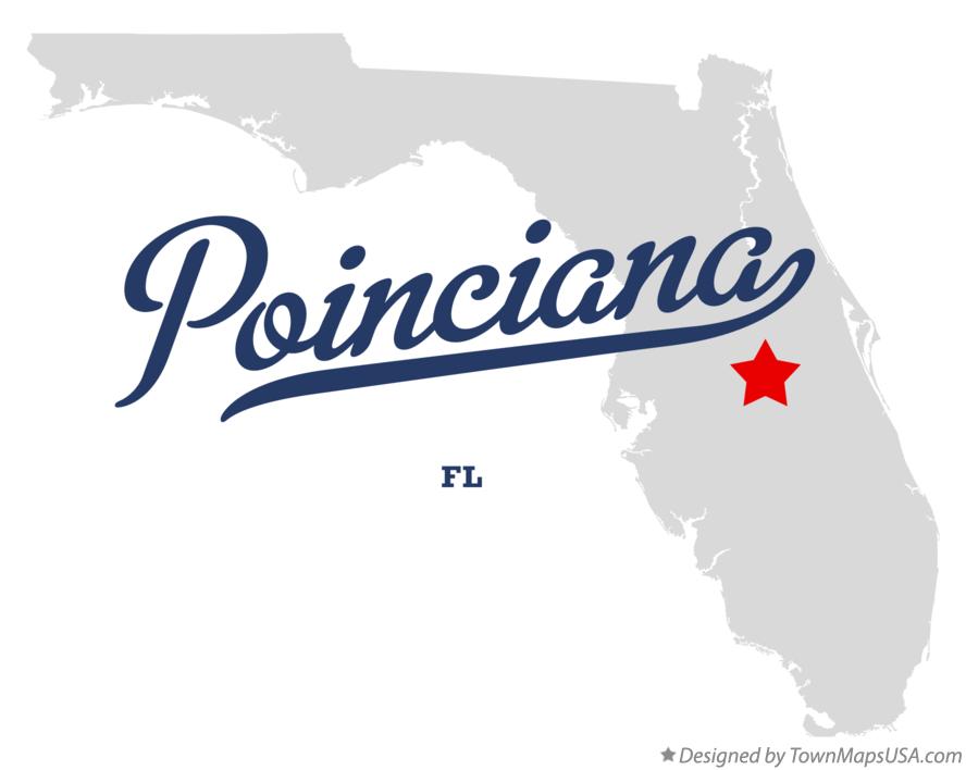 Map of Poinciana Florida FL