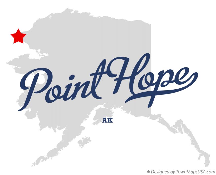 Map of Point Hope Alaska AK