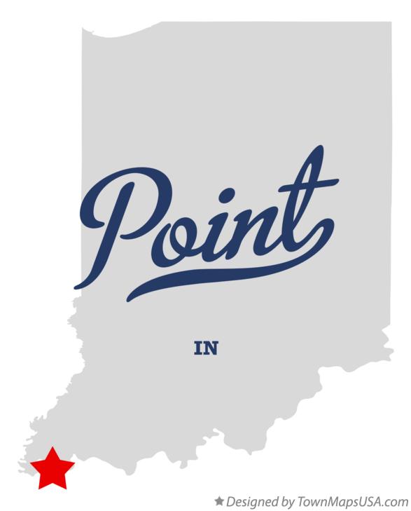 Map of Point Indiana IN