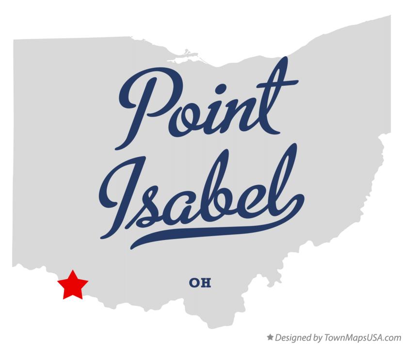 Map of Point Isabel Ohio OH